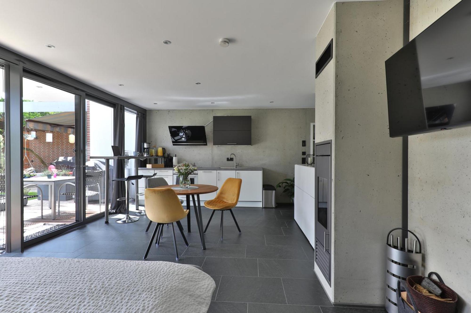 Modernes Studio-Apartment 格斯特霍芬 外观 照片
